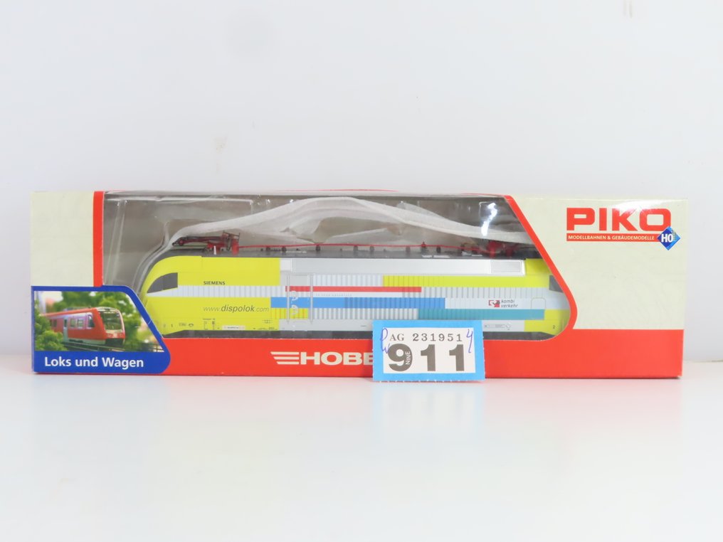 Piko H0 - 57489 - Elektrisk lokomotiv (1) - Siemens ES 64 U2 Taurus - Kombi Verkehr #2.1