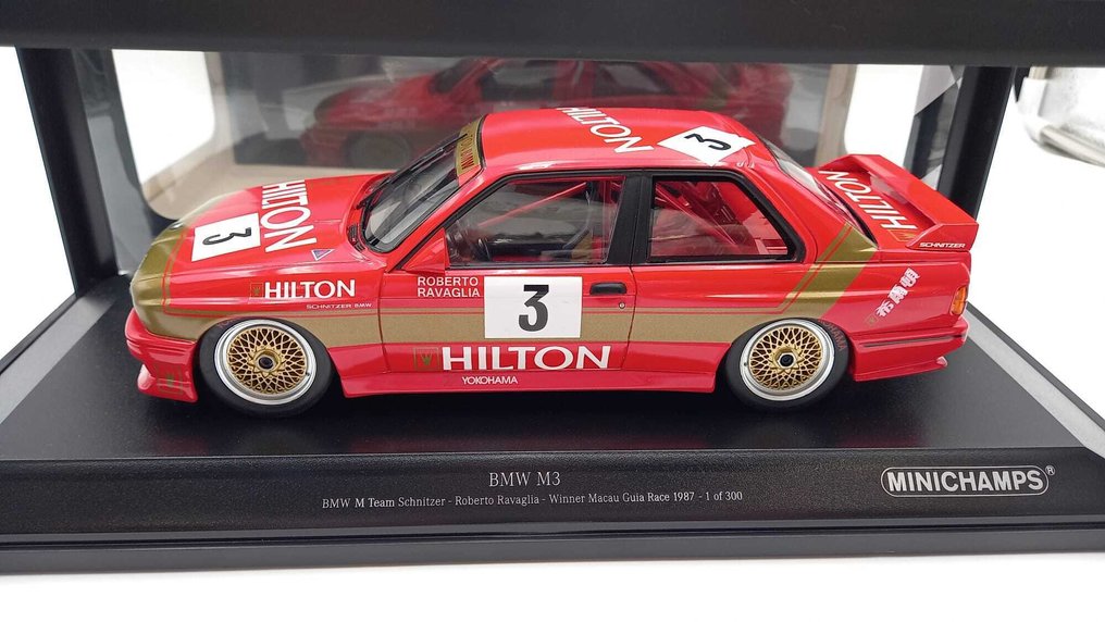 Minichamps 1:18 - Modelauto - BMW M3 Guia Race Macau 1987 - (cod.C35) #4.3