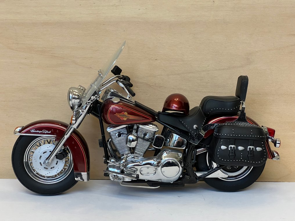 Franklin Mint 1:10 - Μοτοσικλέτα μοντελισμού - Harley-Davidson Model Heritage Softail 1976 #1.0