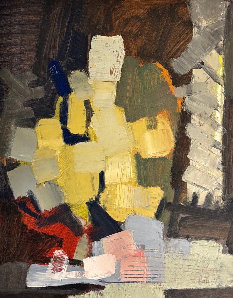 René Mels (1909-1977) - Abstraction abstraite circa 1958 #1.0