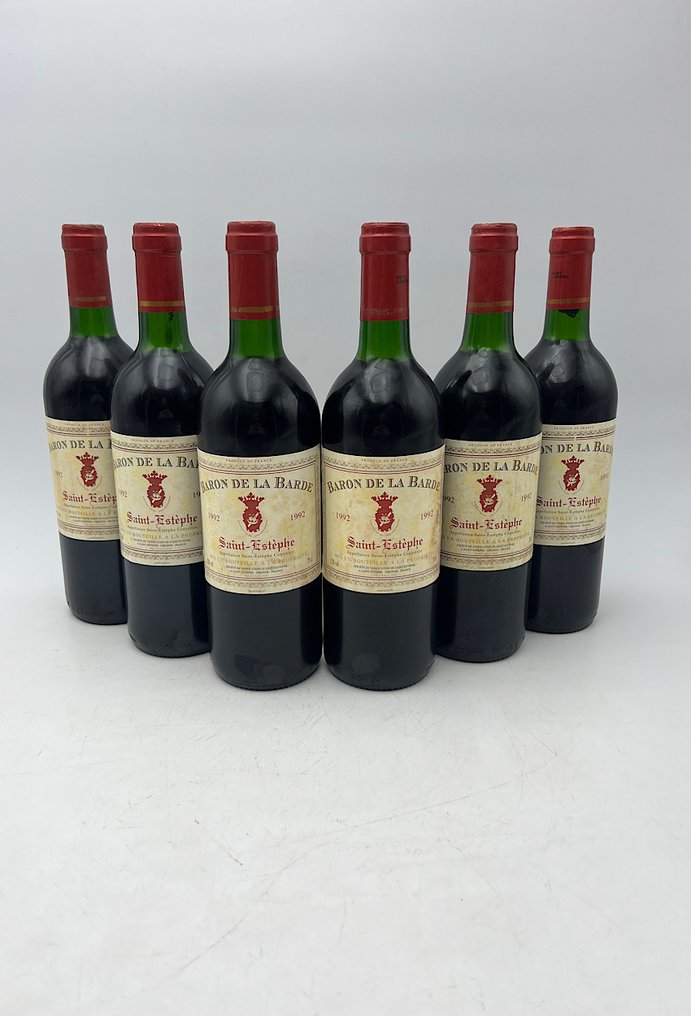 1992 Château de Barde - Burdeos, Saint-Estèphe - 6 Botellas (0,75 L) #1.0
