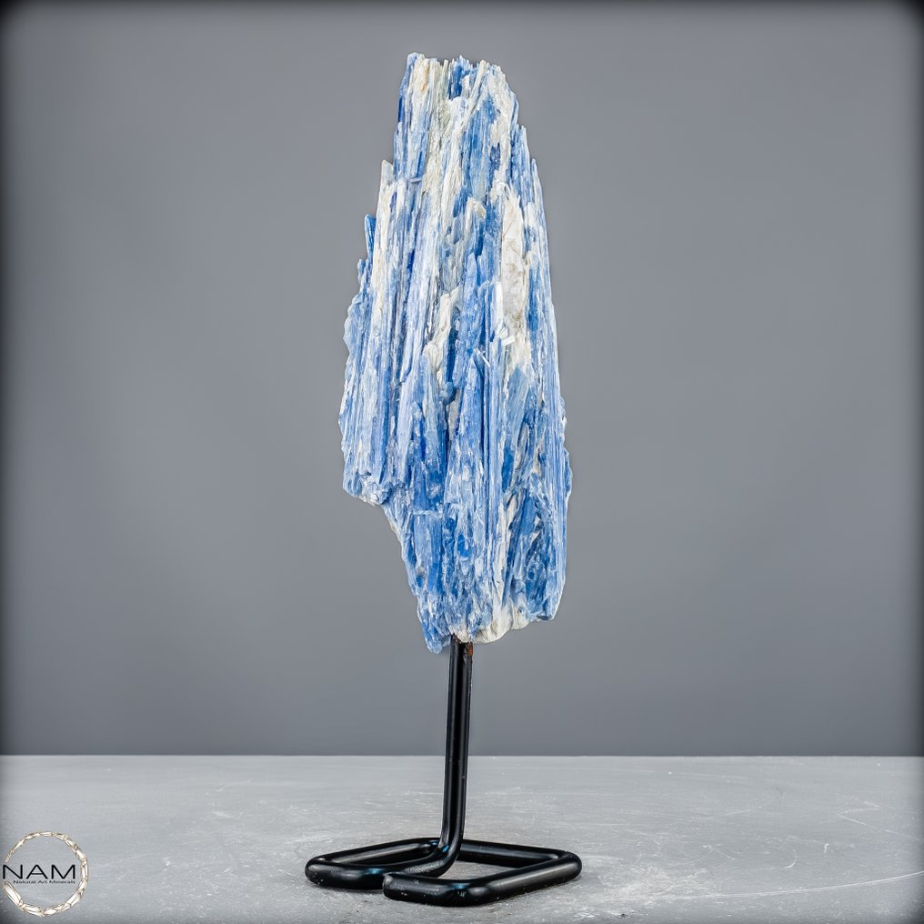 Πολύ σπάνιο φυσικό κρυστάλλινο σύμπλεγμα Kyanite. σε περίπτερο- 787.45 g #2.1