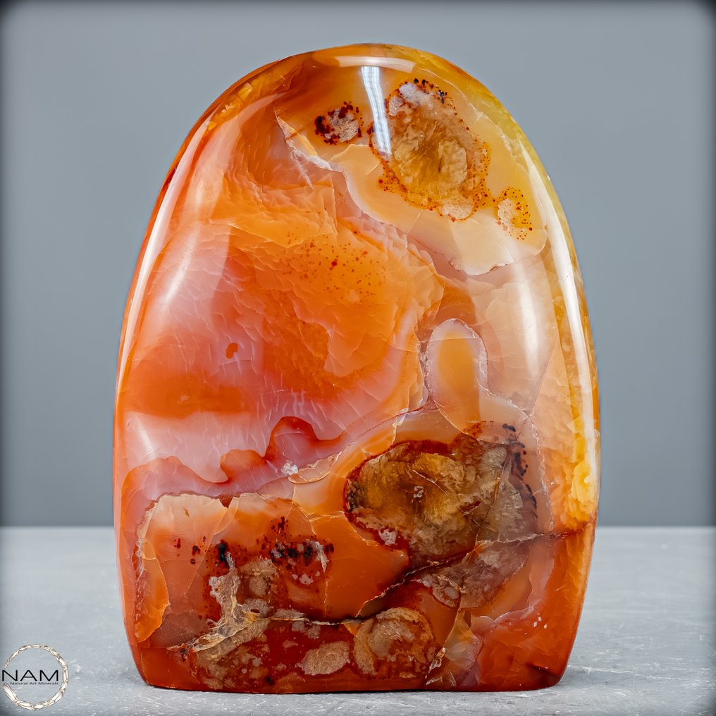 天然的玛瑙自由形状，来自马达加斯加 自然的杰作- 976.28 g #1.0