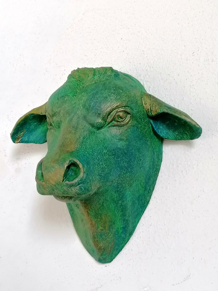Vanessa Bonino - Γλυπτό, Bull - bronze effect - 21 cm - Πήλινο - 2025 #1.0