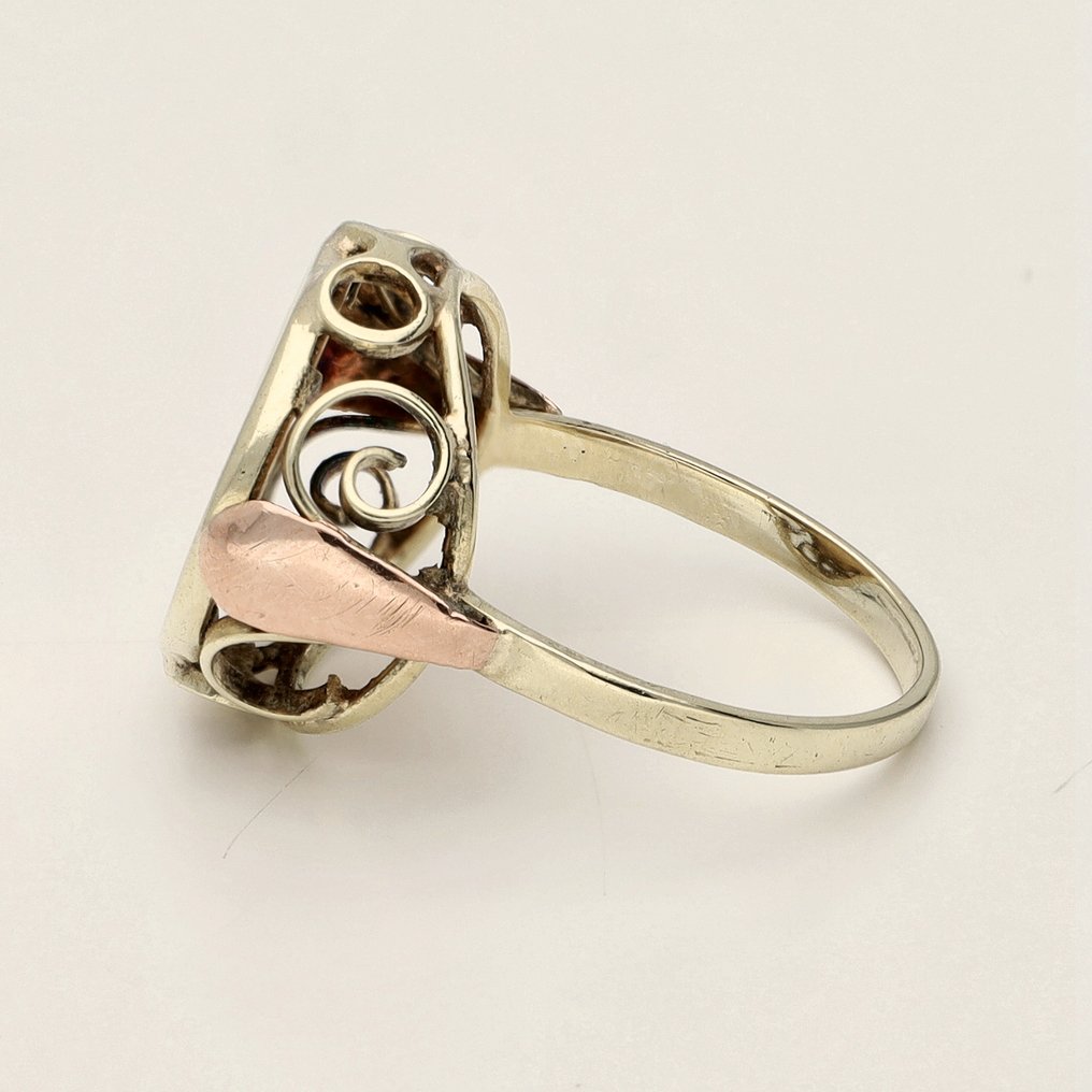 Δαχτυλίδι - 14 καράτια Κίτρινο χρυσό, Ροζ χρυσό #2.1