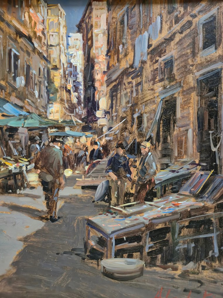 Ευρωπαϊκή σχολή (XX) - Belebte Marktszene #4.3