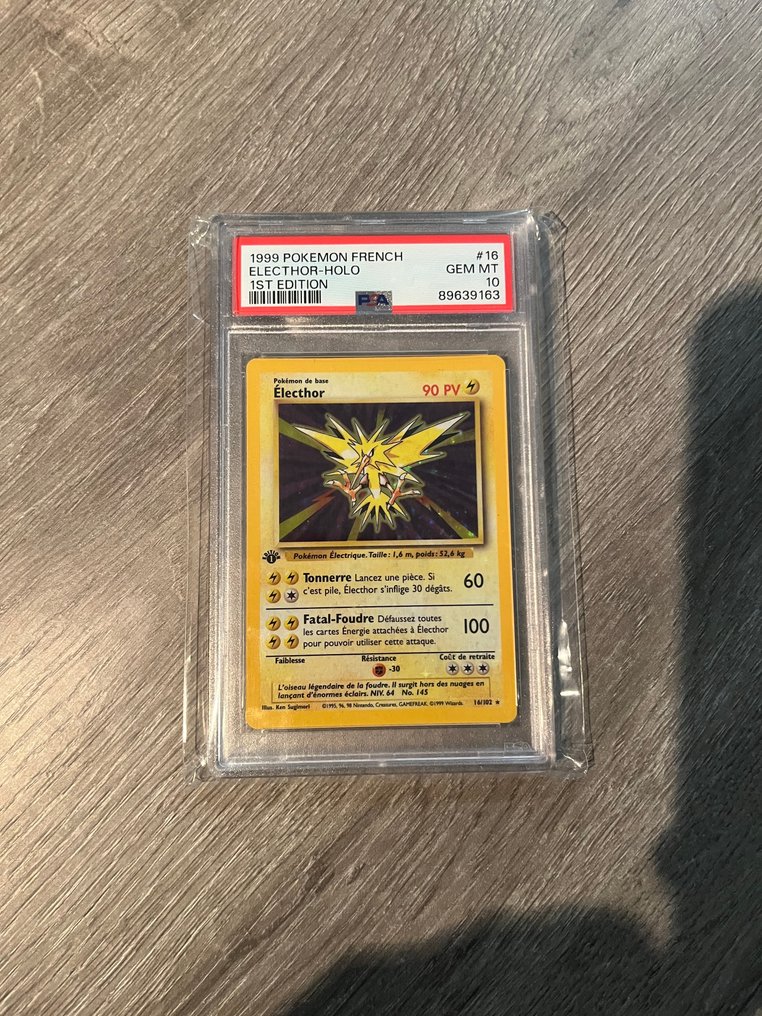 Pokémon - 1 Graded card - Zapdos 89639163 - PSA 10 - WOTC #1.0