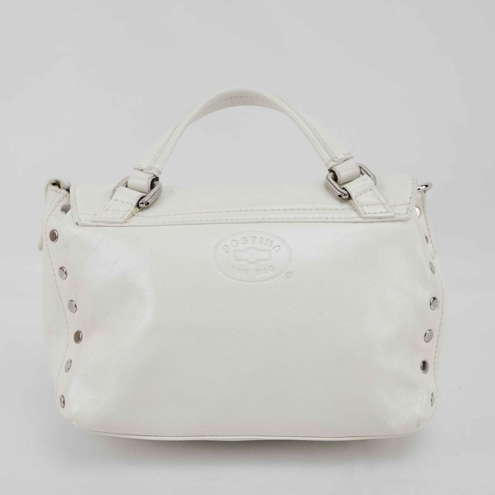Zanellato - Zanellato Postina Mini White Leather Top Handle & Shoulder Bag – Made in Italy - Válltáska #4.3