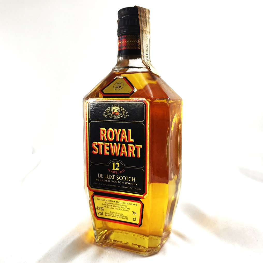 Royal Stewart 12yo + Bell's 12yo  - 75 cl, 1 Litre - 2 flaskor #1.0