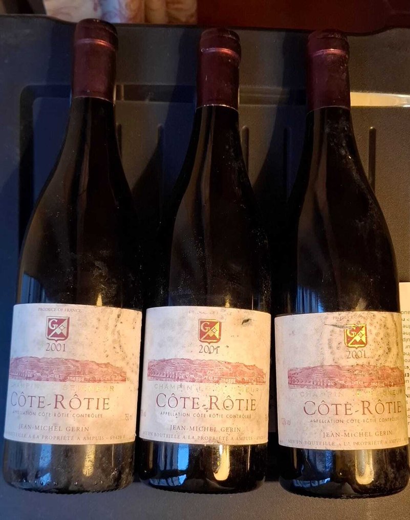 2001 Jean Michel Gerin, Côte Rôtie - Rhône - 3 Pullot (0.7 L) #1.0