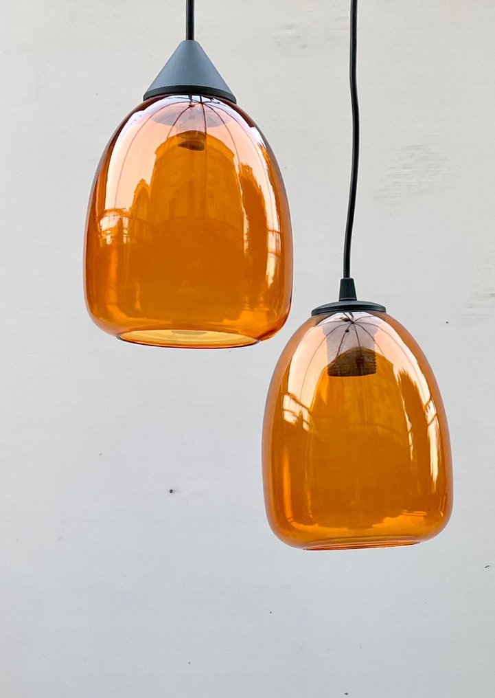 •AtelierIskra - •Maryana Iskra• - Κρεμαστό φωτιστικό (2) - Δωρεάν αποστολή €ζώνη - Γυαλί Murano - ∫MuranoPendant∫ #2.1