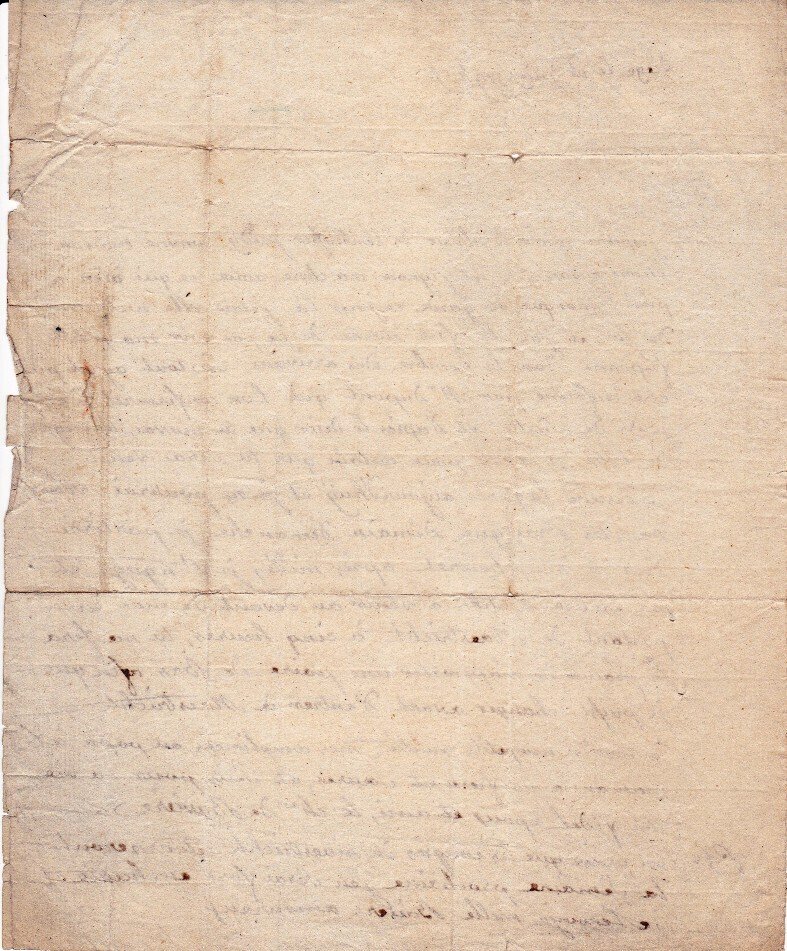 [Révolution Liégeoise] Lettre autographe d'un émigré, Chevalier français - avant la bataille de Fleurus - 1794 #1.0