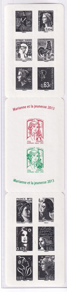 France 2013 - superbe collection de la Marianne #1.0