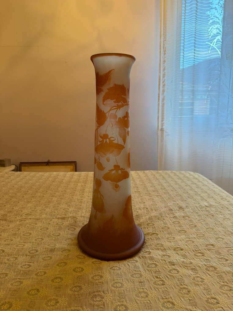 Emile Gallé - Βάζο  - Γυαλί - Η. 61 εκ. #2.1