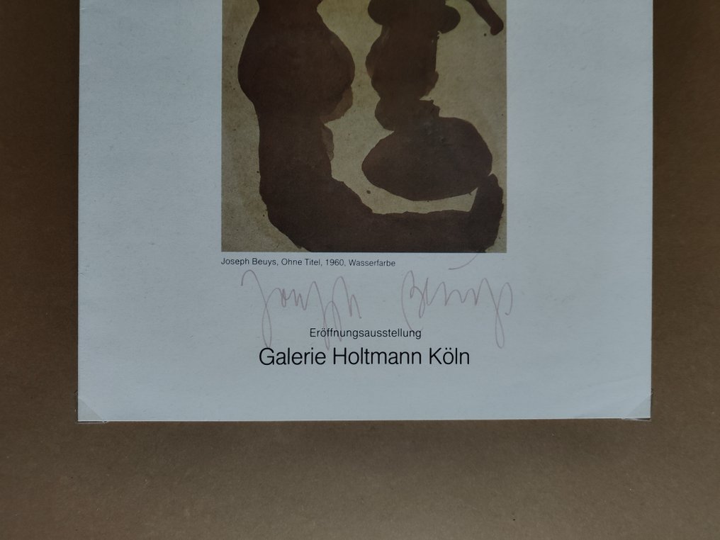 Joseph Beuys (1921-1986) - Holtmann Köln, handsigned, 1980 #4.3
