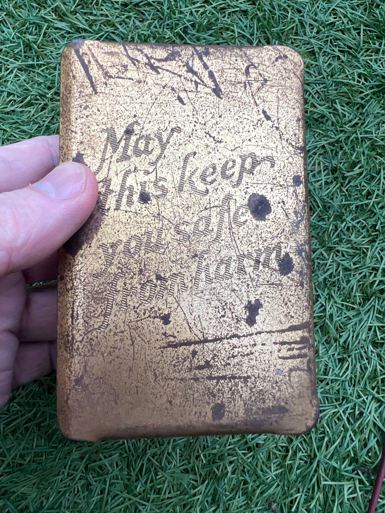 Ηνωμένες Πολιτείες Αμερικής - Βιβλίο Bulletproof Heartshield του Αμερικανικού Στρατού - Είθε να σε κρατάει ασφαλή από βλάβη. - Στρατιωτικός εξοπλισμός - 1943 #4.3