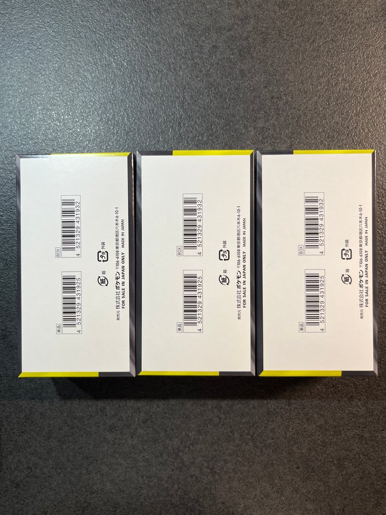 Pokémon - 3 Booster box - Various sets #1.0