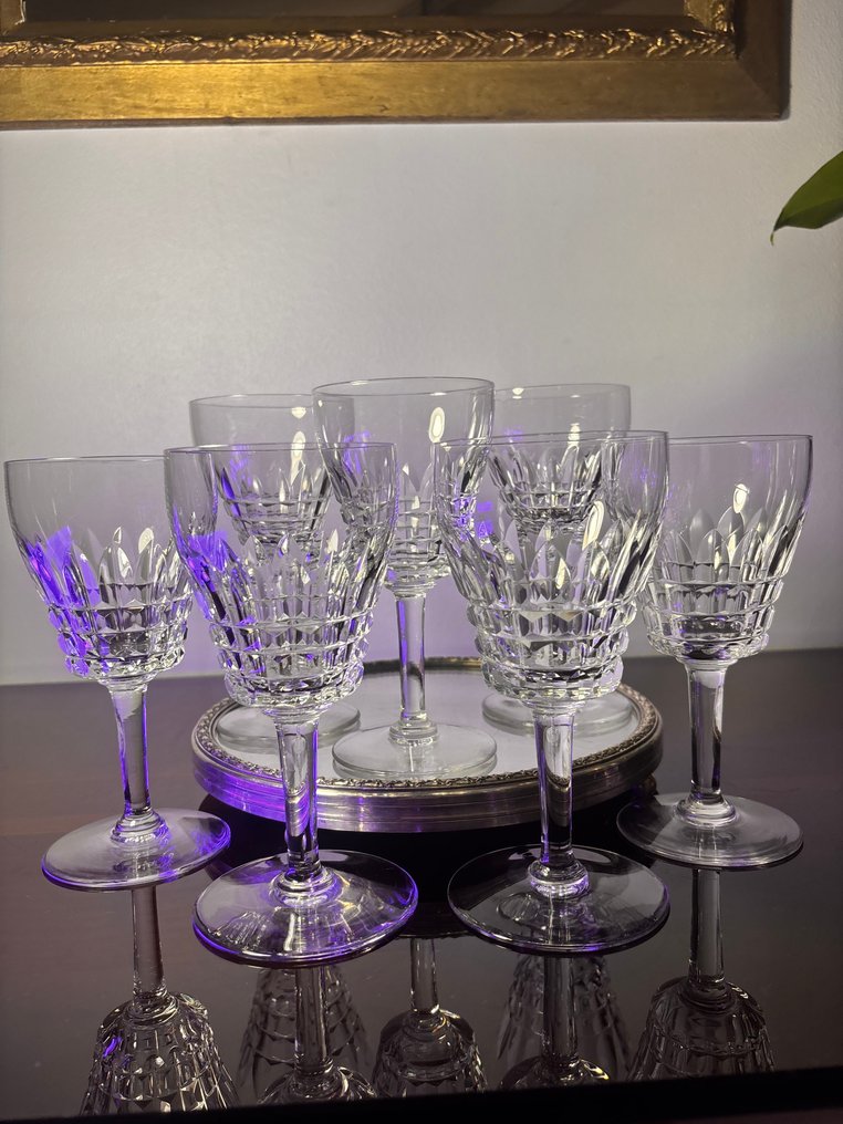 Val St Lambert - 葡萄酒杯 (6) - Mery Esneux - 水晶 #1.0