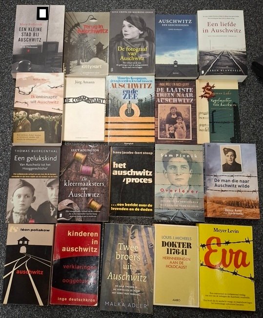 20 leesboeken over concentratiekamp Auschwitz WO 2 - 1965-2024 #1.0