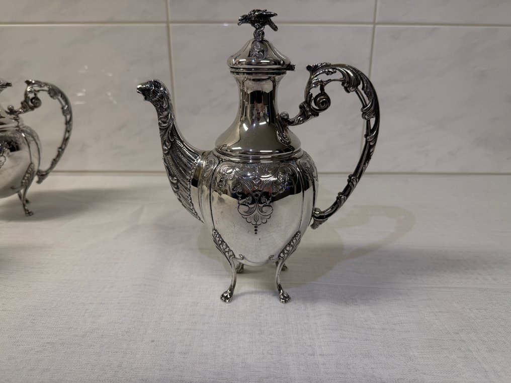 Kaffe og te service (4) - .800 sølv #4.3