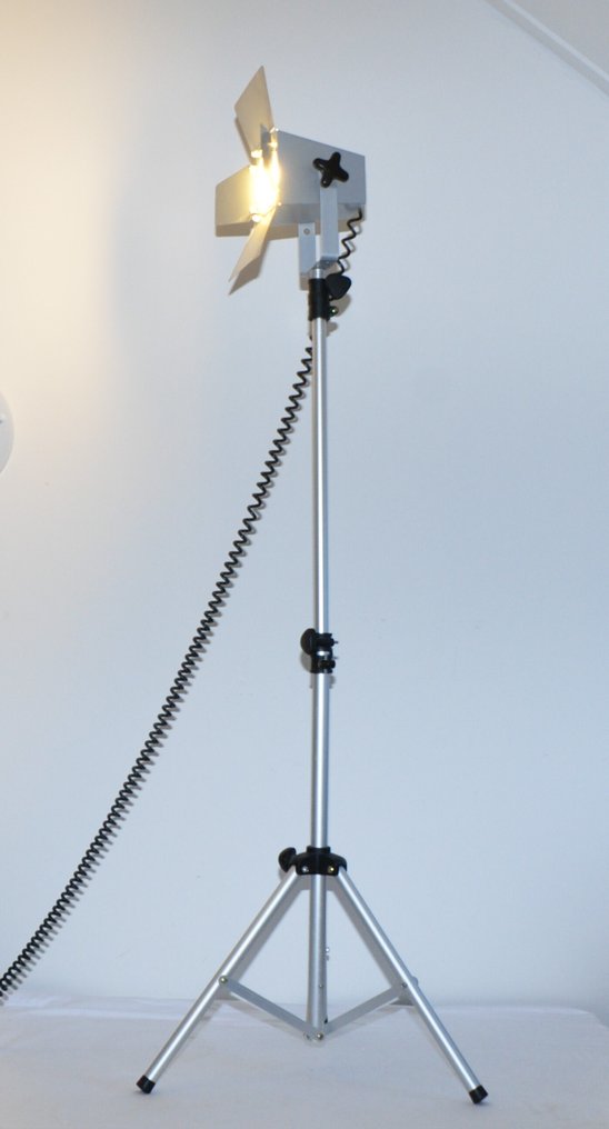 Candeeiro de pé - Madeira, Metal #1.0