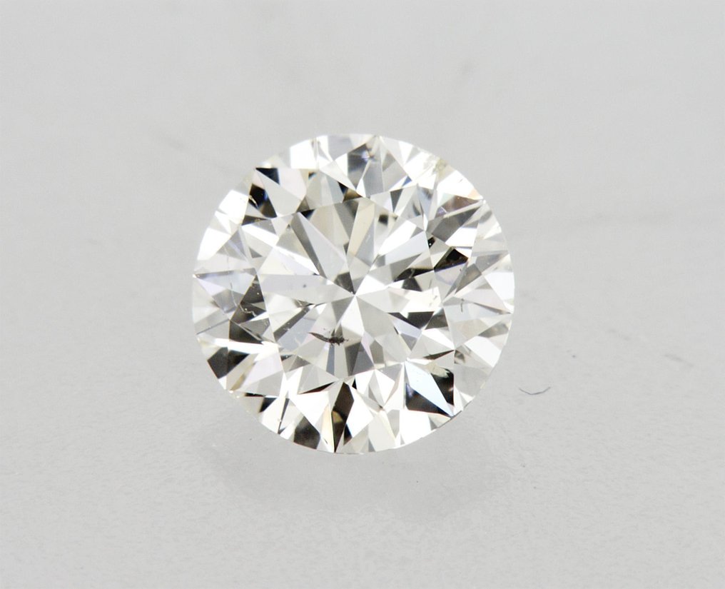1 pcs Diamant  (Natural)  - 0.93 ct - Rund - J - SI2 - Gemological Institute of America (GIA) - Ingen text att översätta tillgänglig. #1.0
