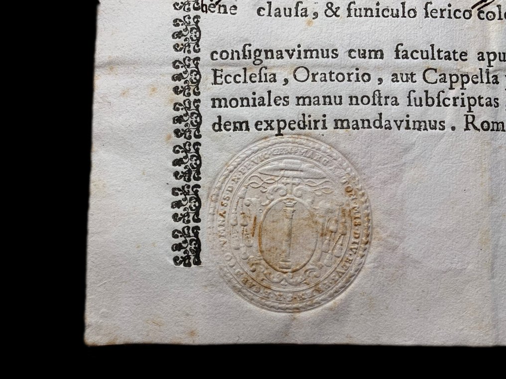 San Nereo Martire - Autentica ecclesiastica di reliquia - 1791 #3.2