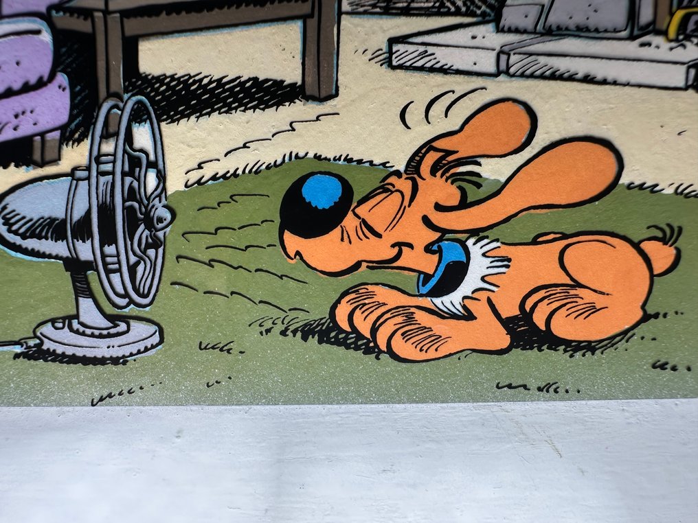 Roba (Studio) - 1 Blue coloring - Boule & Bill - Au salon - 1987 #4.3