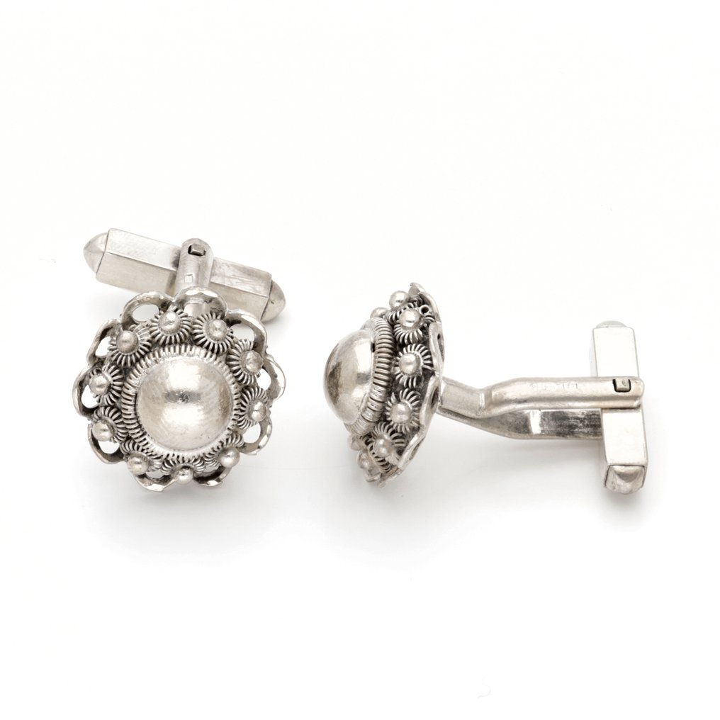 Senza prezzo di riserva - Gemelli Argento - Nodo della Zelanda #1.0