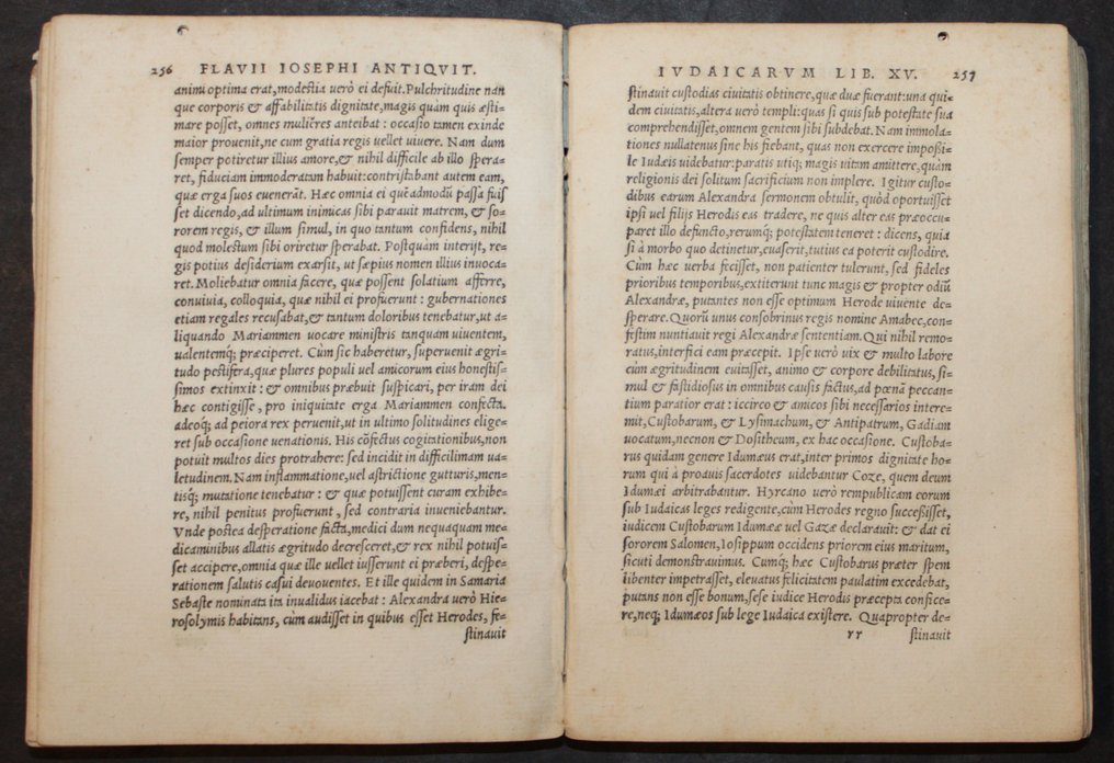 Josephus Flavius - Iosssephi De Antiqvitatibvs Ivdaeorvm Libri X. Posteriores - 1539 #4.3