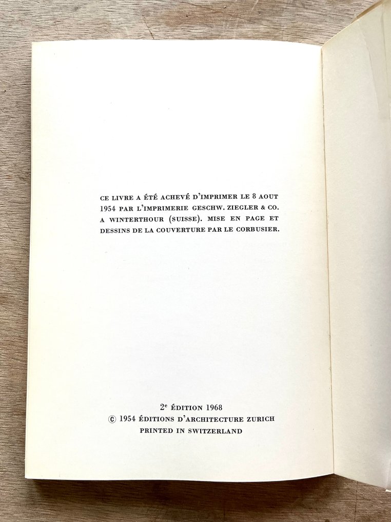 Le Corbusier - Une petite maison - Cahier Force Vive numéro 1 - 1968 #2.1