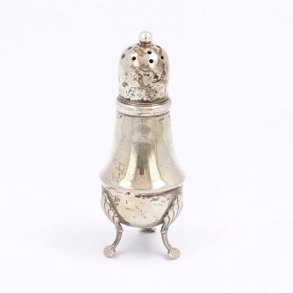 C.F. Wewer - Σετ δοχείου αλατιού και πιπεριού (2) - .835 silver #4.3