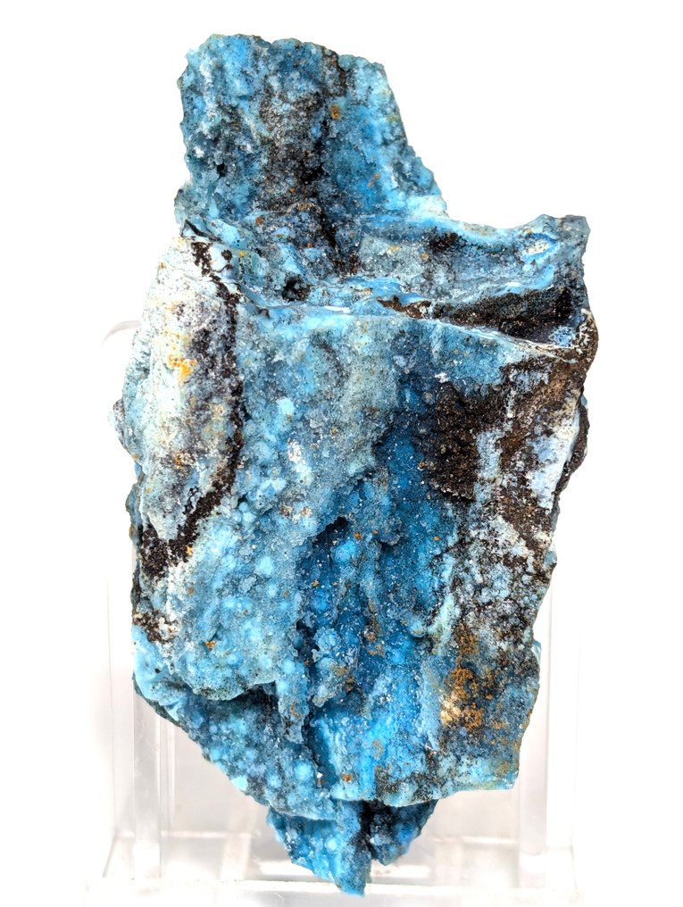 高岭石和蓝色阿洛法恩，来自希腊，尺寸70 x 38 x 22毫米- 33 g #4.3