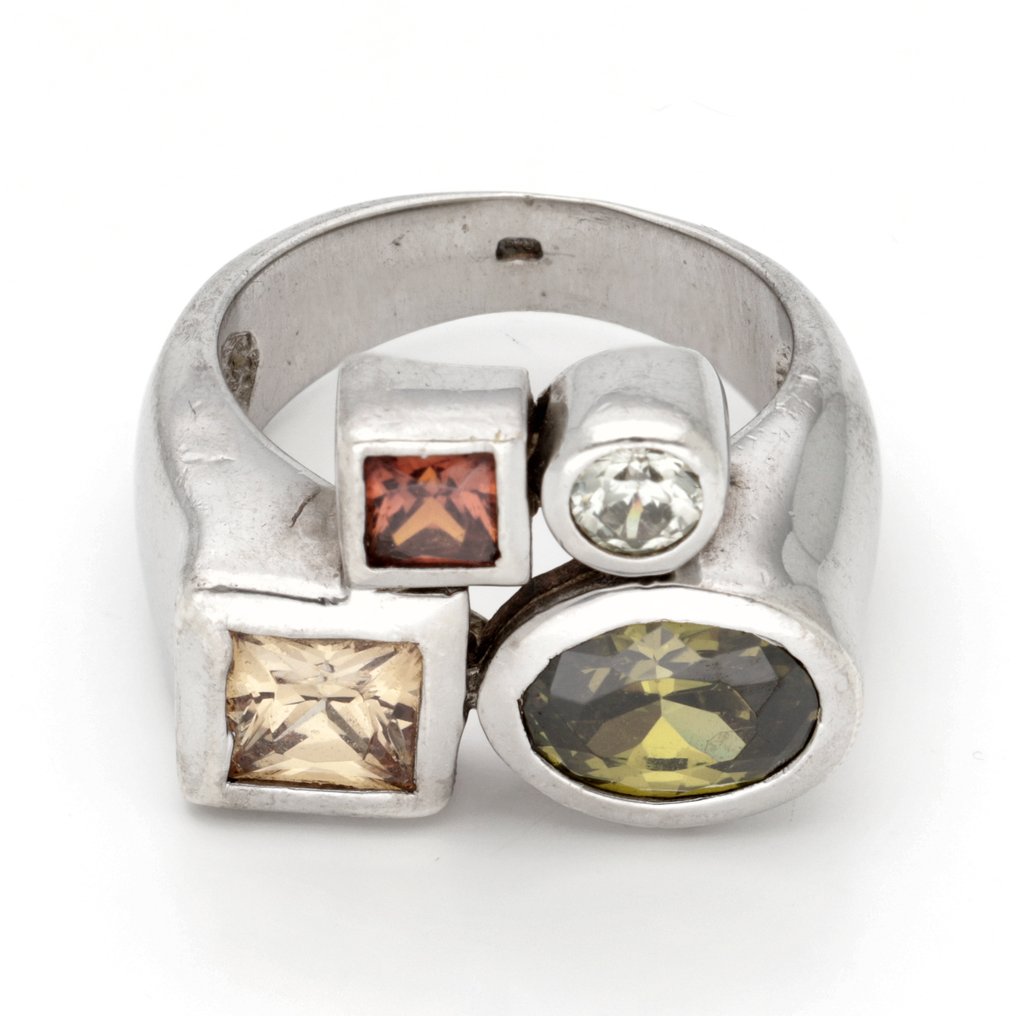 Utan reservationspris - Ring Silver - Zirkonia #1.0