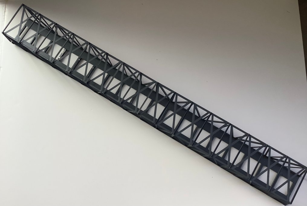 Hack Brucken H0 - Costruzioni di modellini di treni (1) - Ponte in metallo fine, lunghezza 62 cm #3.2
