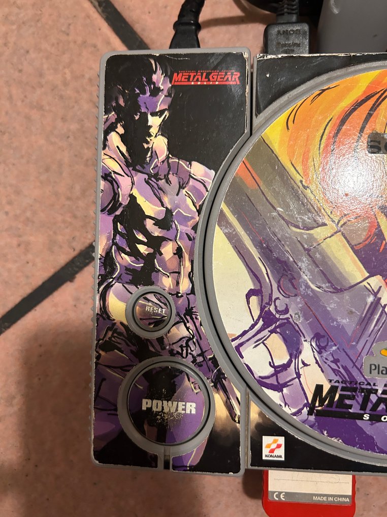 Sony - Playstation 1 (PS1) - Metal Gear Solid customised - Video game console + games #3.2