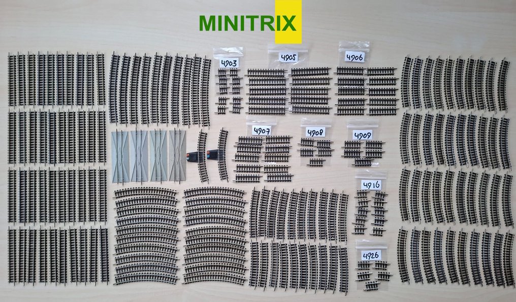 Minitrix N轨 - 4900 serie - 模型火车车轨 (191) - 拼盘轨道与圣诞装饰 #1.0
