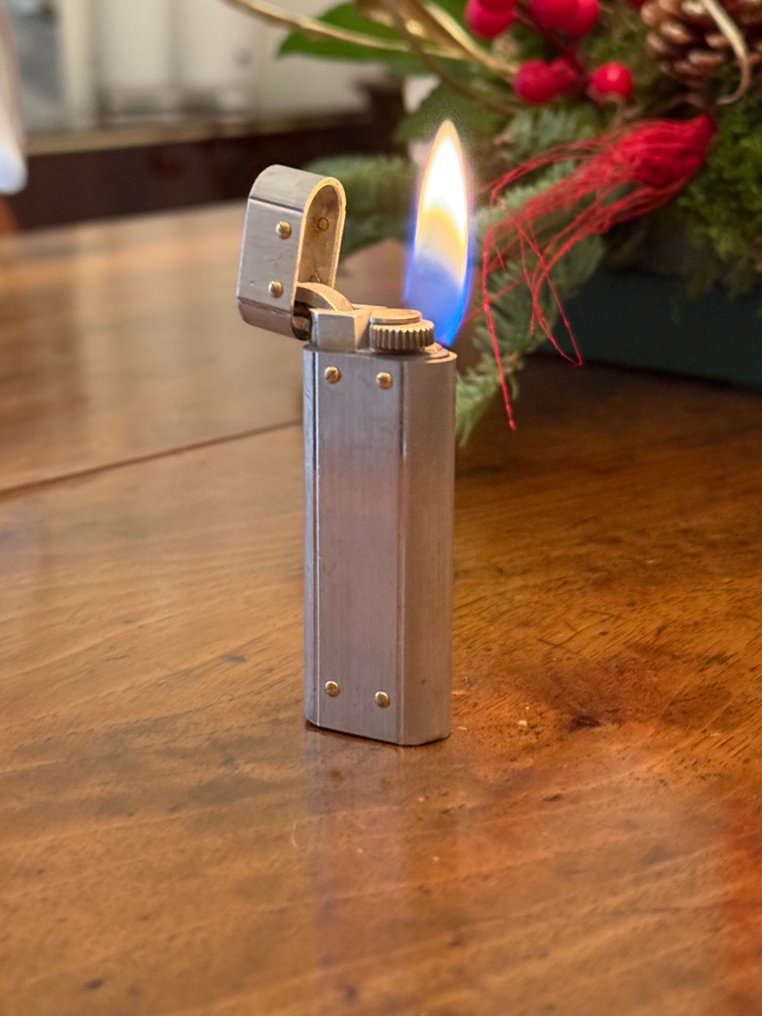 Cartier - Lighter - Silverplate, Gold-plated #1.0