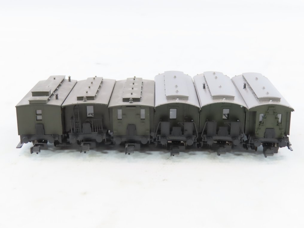 Fleischmann N - Επιβατικό τρένο μοντελισμού (6) - 6x επιβατικά βαγόνια 2ης/3ης και 3ης τάξης, συμπεριλαμβανομένου του αποσκευάδικου βαγονιού. - DRG #4.3