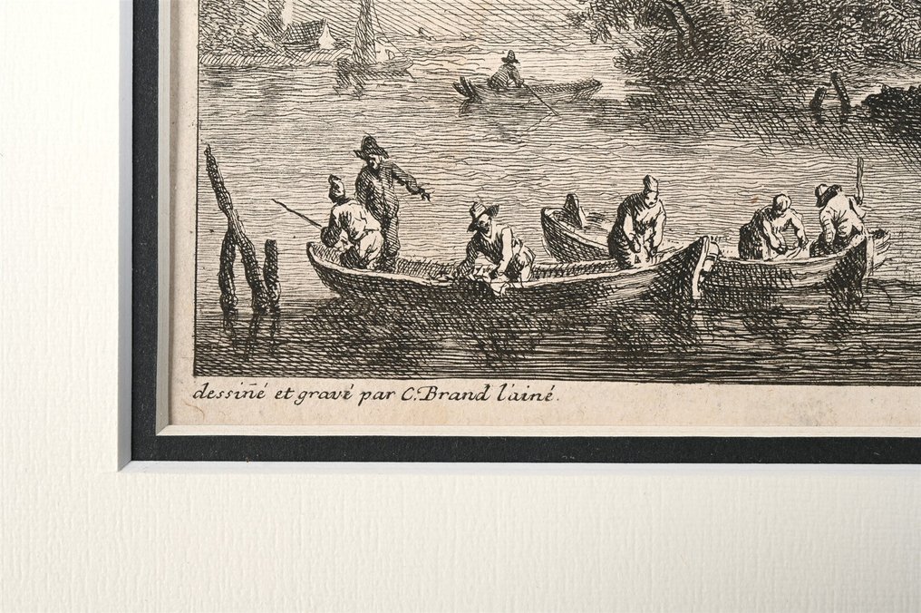 C. Brandt l'aîné - Riviergezicht (ets) #2.1