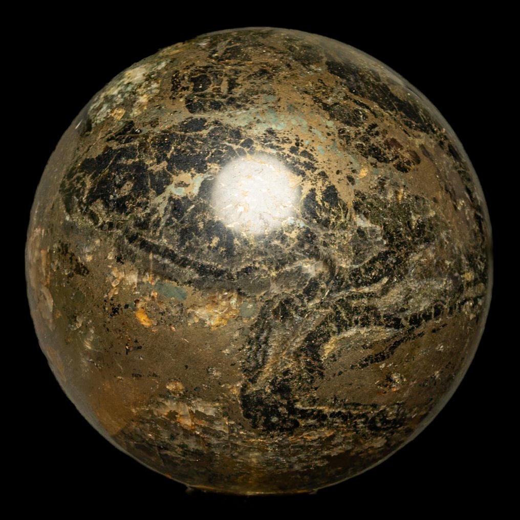 Σιδηροπυρίτης Άριστη μεγάλη σφαίρα πυρίτη - Ύψος: 10.79 cm - Πλάτος: 10.79 cm- 2580 g #2.1