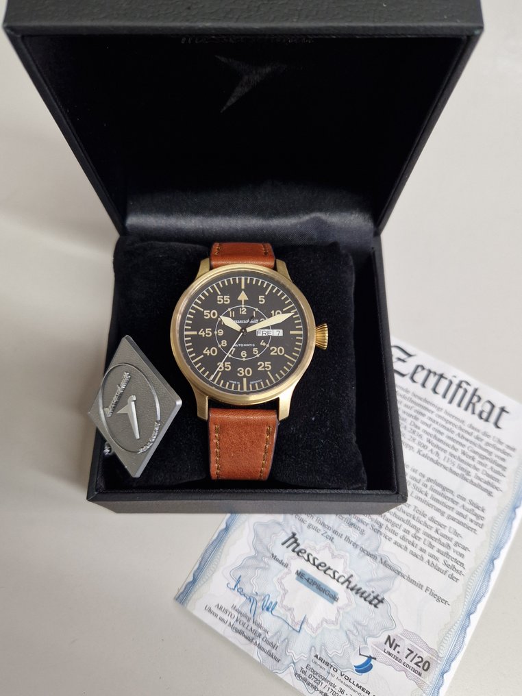 Messerschmitt - Pilot - Automatic Fliegeruhr Typ B limitiert 13/20 - Men - 2020+  #1.0