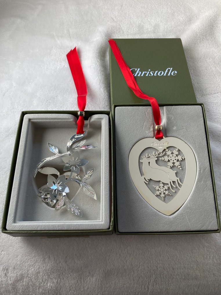 στολίδι χριστουγεννιάτικου δέντρου Christofle (2) - Επάργυρο #1.0