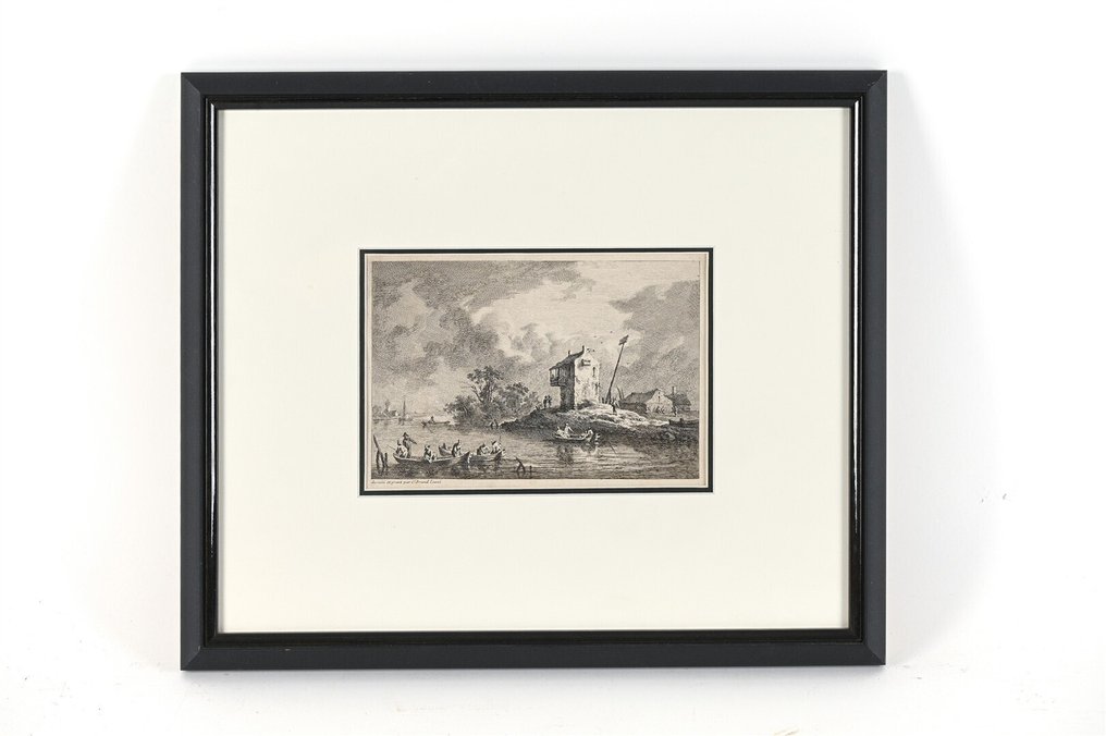 C. Brandt l'aîné - Riviergezicht (ets) #1.0