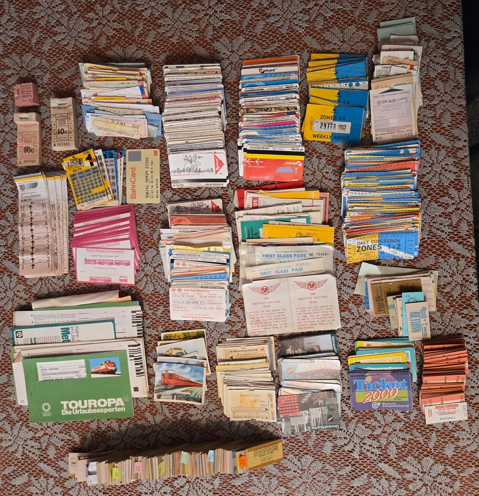 Colecție tematică - Bilete pentru tren și tramvai #1.0