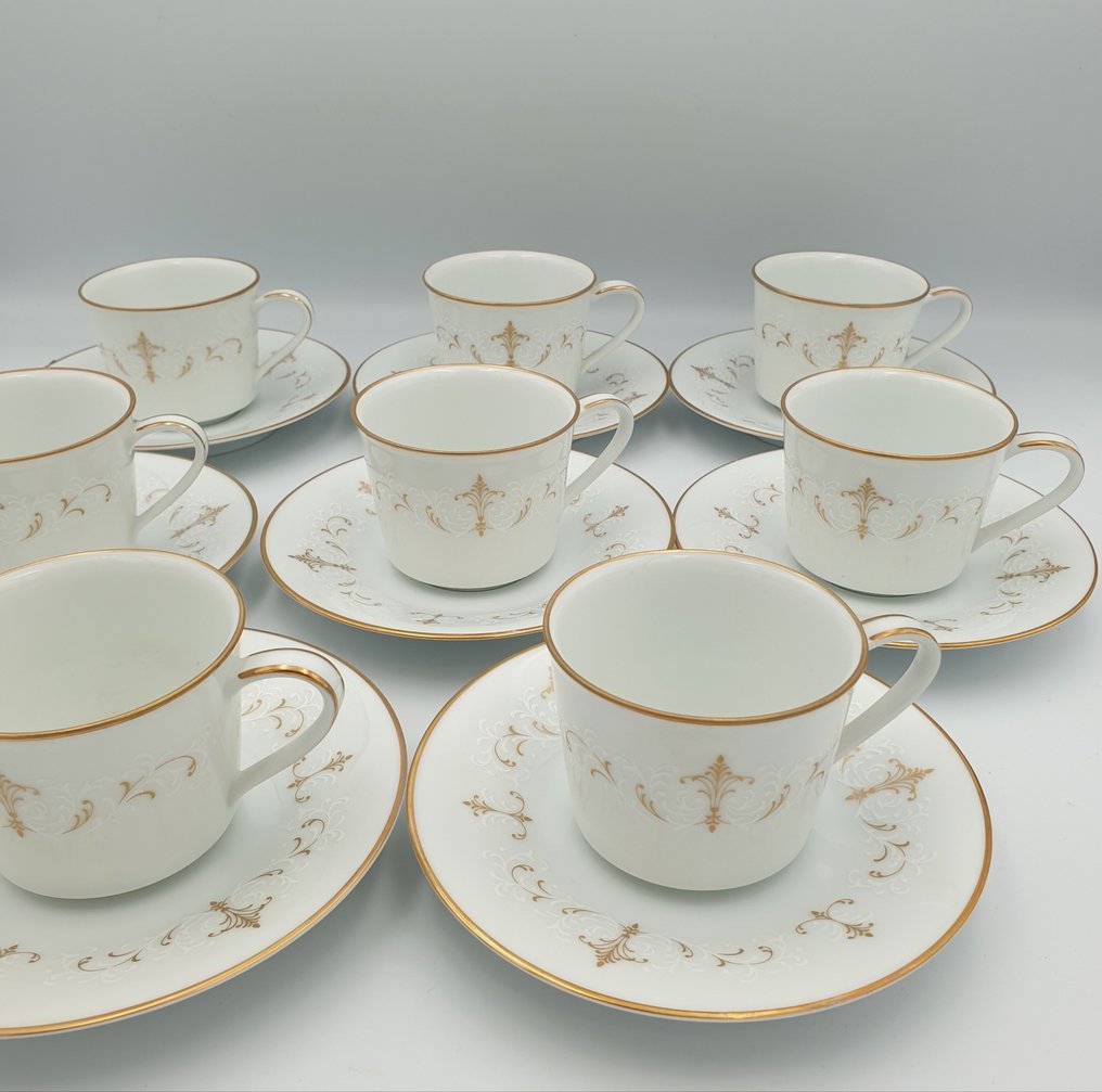 Noritake - Σετ καφέ για 8 (16) - Courtney - Πορσελάνη #1.0
