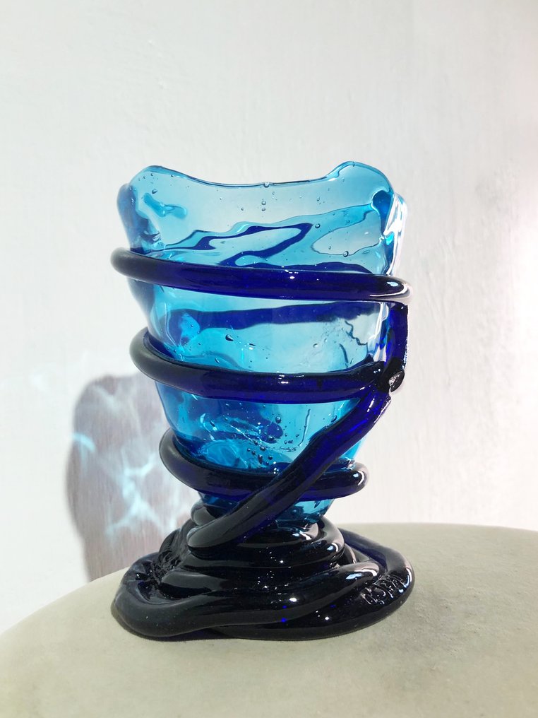 Fish Design - Corsi Design - Gaetano Pesce - Vase -  Pompitu II.  - Soft Resin #3.2