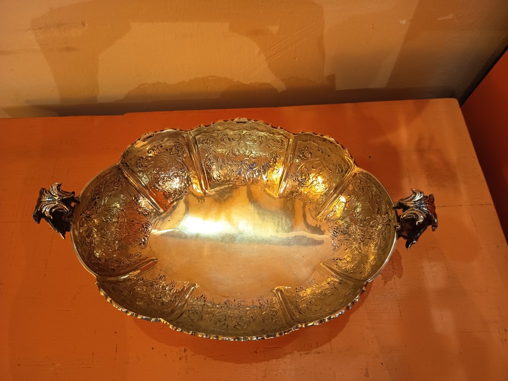 Központi elem - .800 ezüst - Ezüst tál #4.3