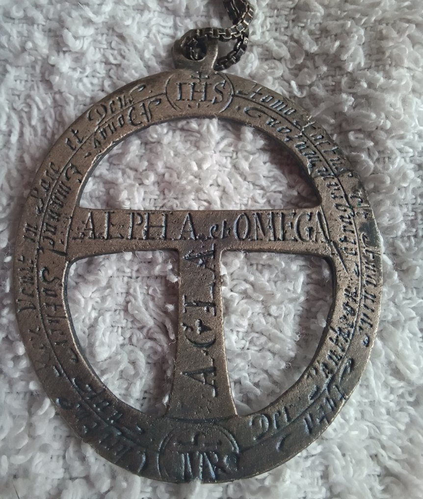 pewter casting - Amulet - Old plague amulet, Tau-Kr #1.0