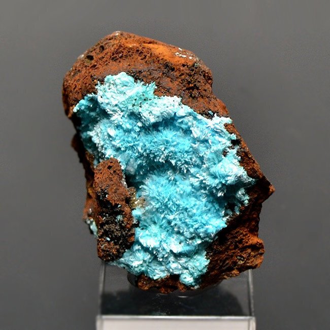 Αουριχαλκίτης Κρύσταλλοι στη μήτρα - Ύψος: 4.5 cm - Πλάτος: 3 cm- 37 g #1.0